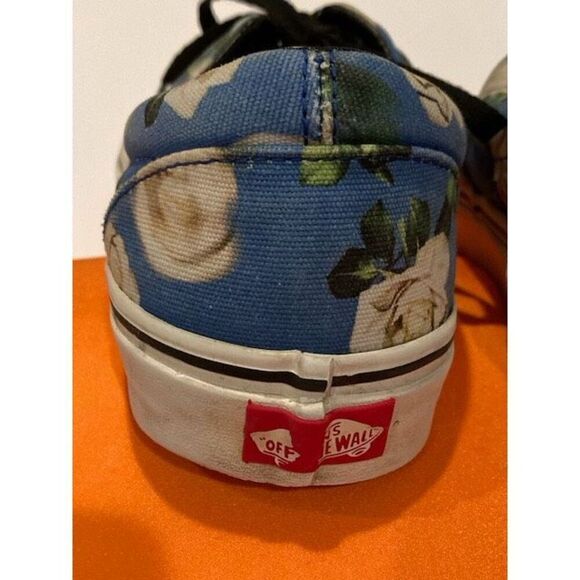 VANS Era Romantic Floral Shoes Sneakers Lapis Blue Women’s Sz 11.5, Men’s Sz 10 - Picture 11 of 14